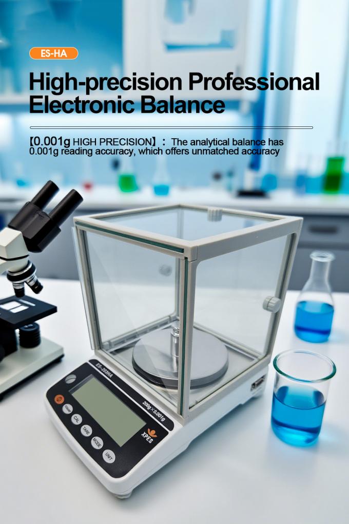 Czytelność 0,001g Precyzyjna wagę laboratoryjną Instrumenty laboratoryjne Skala analityczna z osłoną 0