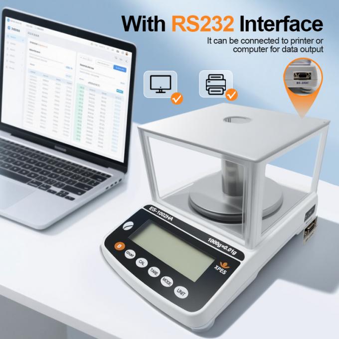 Czytelność 0,001g Precyzyjna wagę laboratoryjną Instrumenty laboratoryjne Skala analityczna z osłoną 1