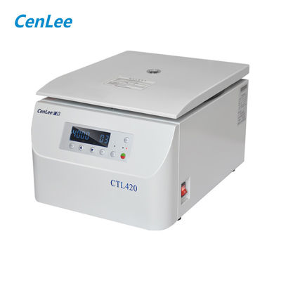 Horyzontalny PRF Centrifuge Machine Niska prędkość Centrifuge Benchtop PRP Centrifuge 12x15ml Swing Rotor Automatyczne zrównoważenie CTL420