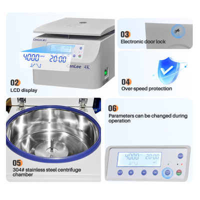 Cenlee 4K Benchtop Auto-Balancing separator krwi Centrifug z Chin