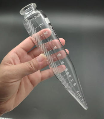 Dobra cena. Dwukrotnie wzmocnione borosilikatowe szklane tuby stożkowe do odśrodkowania do badań laboratoryjnych o pojemności 100/200 ml w Internecie
