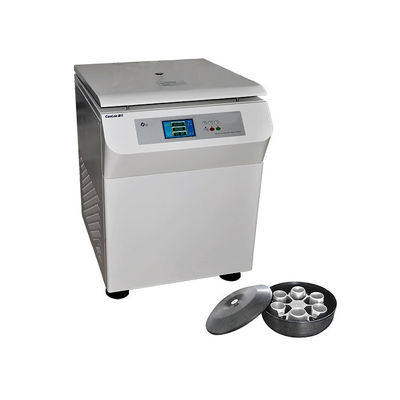 Dobra cena. Floor Standing Large Capacity Refrigerated Centrifuge with Swinging 6 Buckets 6037×g and 4x1000ml Capacity for Blood Bank w Internecie