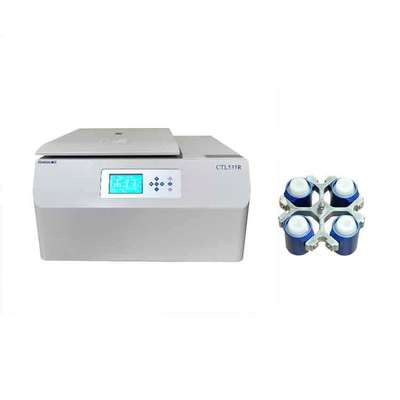 Dobra cena. Table Top Low Speed Refrigerated Centrifuge with 4 x 500 ml Capacity and 5350r/min Max Speed w Internecie