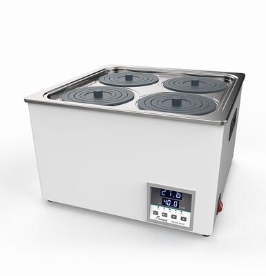 Dobra cena. Cyfrowa kąpiel wodna termostatyczna WB100-4 z cyfrowym wyświetlaczem, zbiornikiem wewnętrznym ze stali nierdzewnej i ochroną przed wysypaniem w Internecie